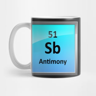 Antimony Periodic Table Element Symbol Mug